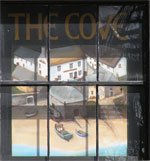The pub sign. The Cove, Covent Garden, Central London