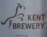 The pub sign. Kent Brewery, Birling, Kent