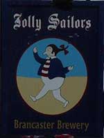 The pub sign. Jolly Sailors, Brancaster Staithe, Norfolk