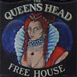 The pub sign. The Queens Head, Rye, East Sussex