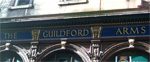 The pub sign. The Guildford Arms, Edinburgh, Edinburgh, City of
