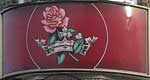 The pub sign. Ye Olde Rose & Crown, Walthamstow, Greater London