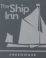 The pub sign. The Ship Inn, Conyer, Kent