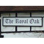 The pub sign. Royal Oak, Wineham, West Sussex