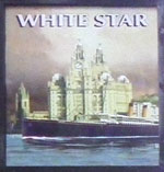 The pub sign. White Star, Liverpool, Merseyside