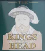 The pub sign. Kings Head, Pollington, East Yorkshire
