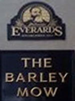 The pub sign. The Barley Mow, Leicester, Leicestershire