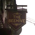 The pub sign. Beehive, Liverpool, Merseyside
