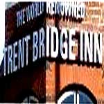 The pub sign. The Trent Bridge Inn, West Bridgford, Nottinghamshire