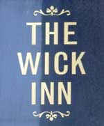 The pub sign. The Wick Inn, Hove, East Sussex