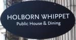 The pub sign. Holborn Whippet, Holborn, Central London