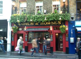 Picture 1. Coach & Horses, Covent Garden, Central London