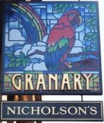 The pub sign. Granary, Glasgow, Glasgow, City of