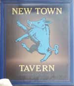 The pub sign. The New Town Tavern, Colchester, Essex