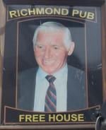 The pub sign. Richmond Pub, Liverpool, Merseyside
