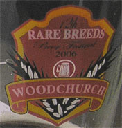 The pub sign. Rare Breeds Beer Festival 2006, Woodchurch, Kent