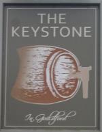 The pub sign. The Keystone, Guildford, Surrey