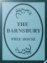 The pub sign. The Barnsbury, Barnsbury, Central London