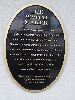 Picture 1. The Watch Maker, Prescot, Merseyside