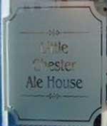 The pub sign. Little Chester Ale House, Derby, Derbyshire