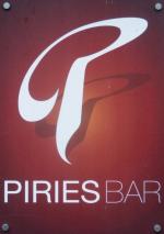 The pub sign. Piries Bar, Horsham, West Sussex