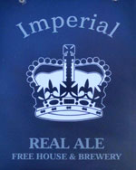 The pub sign. Imperial Brewery Tap (formerly The Imperial Club), Mexborough, South Yorkshire