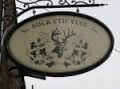 The pub sign. Buck I'th' Vine, Ormskirk, Lancashire