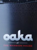 The pub sign. Oaka at the Mansion House, Kennington, Greater London