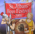 The pub sign. St Albans Beer Festival 2006, St Albans, Hertfordshire