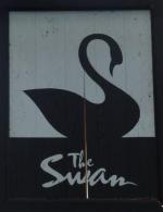 The pub sign. The Swan, Pangbourne, Berkshire