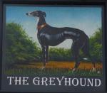 The pub sign. Greyhound, Whitchurch, Oxfordshire