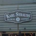 The pub sign. Karl Strauss, San Diego, California, America