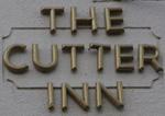 The pub sign. The Cutter Inn, Ely, Cambridgeshire