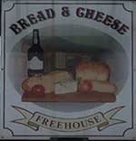 The pub sign. Bread & Cheese, Norwich, Norfolk