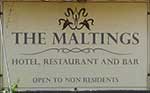 The pub sign. Maltings Hotel, Weybourne, Norfolk