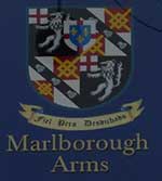 The pub sign. Marlborough Arms, Norwich, Norfolk