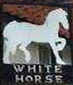 The pub sign. White Horse, Rendham, Suffolk