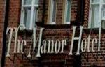 The pub sign. Manor Hotel, Mundesley, Norfolk