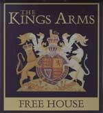 The pub sign. Kings Arms, Martham, Norfolk