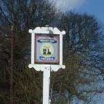 The pub sign. Ordnance Arms, Stibbard, Norfolk