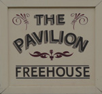The pub sign. Pavilion, Hindringham, Norfolk