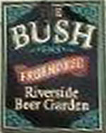 The pub sign. Bush, Costessey, Norfolk