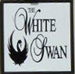 The pub sign. The White Swan, Great Yarmouth, Norfolk