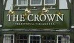 The pub sign. Crown, New Costessey, Norfolk