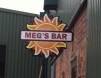 The pub sign. Meg's Bar, Laneham, Nottinghamshire