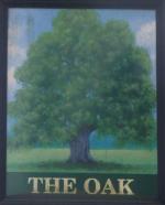 The pub sign. The Oak, Rusthall, Kent