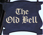 The pub sign. The Old Bell, Rye, East Sussex