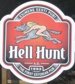 The pub sign. Hell Hunt, Tallinn, Estonia