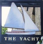 The pub sign. The Yacht, Greenwich, Greater London