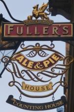 The pub sign. Counting House, City, Central London